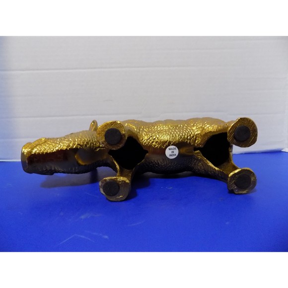 NEW Cast Iron  Rhino Rhinoceros Figurine Statue Made In India - Picture 6 of 6